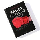 Der Titel lautet "FAUST SCHLAG VON RECHTS" von Stefanie Kaluza. Darauf ist ein roter Boxhandschuh abgebildet.