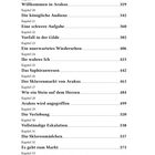 Kapitelübersicht: Not, Geheimnis, Arakos, Audienz, Aufgabe, Gilde, Wiedersehen, Ich, Saphiranwesen, Sklavenmarkt, Arakos, Verlobung.