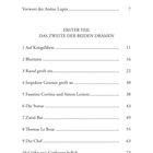 Inhaltverzeichnis: Vorwort Arsène Lupin Seite 7, Erster Teil beginnt mit "Auf Kriegsfährte", endet mit "Gräfin von Cagliostro".