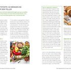 Mehr Ballaststoffe: So bringen Sie das Beste auf den Teller. Theoretisch sind mindestens 30 Gramm Ballaststoffe täglich...

Es handelt sich um eine Doppelseite mit Texten über gesunde Ernährung, insbesondere Ballaststoffe. Enthält Bilder von Brot und Hülsenfrüchten.