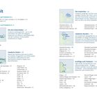 Inhalt: Orientierung auf Usedom, Kaiserbäder, Usedom Süden, Inselmitte, Usedom Norden, Ausflüge aufs Festland. Kartenillustrationen zeigen Standorte.