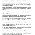 "Begegnung der Pflanzen – Geschenk der Natur" beschreibt einen Garten voller Gewürze und Kräuter, mit Fokus auf Rosmarin.