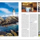 **Isle of Bute**, **Cowal Peninsula**, **Helensburgh: Hill House**, **Cowal Highland Gathering**; zeigt Leuchtturm und Esszimmer.