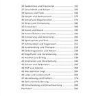 26 Gedächtnis und Kreativität, 27 Gesundheit und Körper, 28 Genuss und Tiefe. Nummern und Seitennummern. Seite 11.