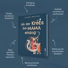 Buchtitel: "Als der Krebs bei Mama einzog". Themen: Familie, Gefühle, Krankheit, Resilienz. Cover zeigt zwei Frauen.