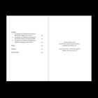 Linke Seite: Inhaltsverzeichnis mit Anhängen und Seitenzahlen. Rechte Seite: Bibelzitate aus Matthäus, Markus und Johannes.