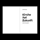 Buchcover mit Text: "Ulrich Parzany" und "Kirche hat Zukunft – Weil sie Jesus gehört".