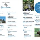 Inhaltsverzeichnis: Deine Touren, Tourenfinder Seite 10, Wanderparadies Bayerischer Wald. Enthält Naturfotos mit Felsen und Tieren.
