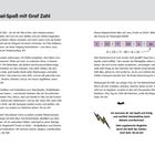 4. Rechenrätsel-Spaß mit Graf Zahl. Seid gegrüßt. Beispiel. 5. Viel Spaß beim Rätseln und Rechnen! Dein Graf Zahl.