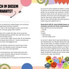 "Was dich in diesem Buch erwartet" ist der Titel. 

Der Text beschreibt, wie das Buch hilft, Gefühle zu verstehen. Erwähnt werden Freude, Wut, Angst. Bunte Illustrationen sind zu sehen.