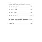 Willst du die Narben sehen?.................. 171  
Ihr müsst eure Herkunft umarmen ..... 233  
Textliste auf weißem Hintergrund.
