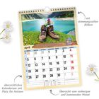 Kalender mit Monat April, Zitat: "Von einem, der spazieren geht, kann niemand behaupten, er mache einen Umweg."