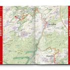 Seite 7. Karte mit roten Linien, zeigt Paffrath, Katterbach. Links Symbole auf rotem Streifen, z.B. Parkplatz und Kamera.