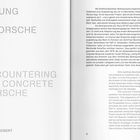 Begegnung mit dem Betonporsche. Encountering the Concrete Porsche. Verena Kaspar-Eisert. Text über Gottfried Bechtold.