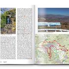 Text: „Heiligenfigur am Rettershof“, „Taunuspanorama vom Atzelbergturm“, „Tour 07“.  
Links eine Heiligenfigur-Statue, oben Landschaftspanorama, unten eine Karte.