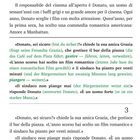 Der Text beschreibt das Thema Filmwahl mit deutschen Übersetzungen, Dialoge zwischen Donato und Grazia sowie eine Filmszene.