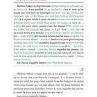 Seite 12: Zweisprachiger Text über Mathieu Aubert, einem 28-jährigen Gardian. Er hat braune Haut und blaue Augen. Sein Pferd heißt Zéphyr.