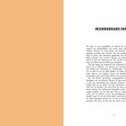 "WUNDERBARE INSELN" ist der Titel. Links eine einfarbige, hellbraune Fläche. Links der Text ist detailliert beschrieben.