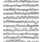 „Fantasia 1“, TWV 40: 26, von Georg Philipp Telemann, bearbeitet von Misha Galkaganov. Musiknoten mit Adagio und Allegro.