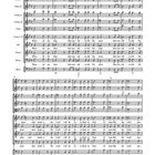 Notenblatt mit der Überschrift "1. Chorus Grave". Es enthält Noten für Oboen, Violinen, Fagott, und Gesangsstimmen.