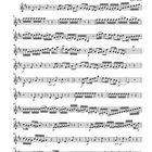 Text: "Konzert, Entstanden um 1738, Violine I, BWV 1054." Notenlinien mit komplexen musikalischen Notationen.