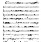 "Ein musikalischer Spaß", Horn in F, Allegro, vollendet am 14. Juni 1787, KV 522; Notenblätter mit Taktstrichen und musikalischen Anweisungen.