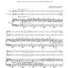 "KLAVIERTRIO Nr. 1 H-Dur opus 8, Ausgabe von 1854", Noten für Violine, Violoncello, Klavier, mit Tempoangabe "Allegro con moto".