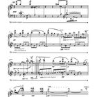 „Frunza-n tine-o-ngălbenit“, ein rumänisches Volkslied in memoriam Luciano Berio für Klavier. Noten auf fünf Systemen.