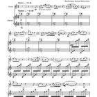Notenblatt "2me Légende Hébraïque" von Vladimir Dyck, bearbeitet von Semjon Kalinowsky; für Violine und Klavier.