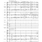 "Concerto for Violoncello and Orchestra No. 1," Allegro moderato, Instrumentennamen links. Noten auf vertikalen Linien.