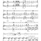 Noten eines Musikstücks mit Anweisungen wie "Adagio", "Tempo I", "un poco più mosso", "accel.", "rit.", "Meno mosso".