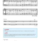 "3. Faulpelz-Tag" steht im Zentrum, darunter Notenblätter. Tipps: Langsam spielen. Info: Faulpelz-Tag ist am 10. August.