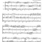 Notenblatt mit Titel "Walzer & Co. Fünf Tänze für drei Fagotte: 1. Walzer" von Helga Warner-Buhlmann.