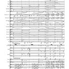 "Festspiel 1912" von Max von Schillings. Partiturseite mit Noten für ein Orchester, beginnend mit "Feierlich bewegt".