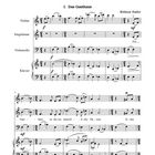 Titel: "Vom menschlichen Dasein"
Basierend auf Gedichten von Rumi.
Abschnitt: "I. Das Gasthaus"
Instrumente: Violine, Singstimme, Violoncello, Klavier.
Komponist: Widmar Hader
Musiknoten umfassen die Seite.