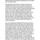 Der Text beschreibt Gedankenverzerrungen, evolutionäre Schutzmechanismen und das Schwarz-Weiß-Denken.