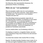 Mehr als nur "viel nachdenken". Overthinking ist repetitives, zwanghaftes Denken, das emotional belastet.