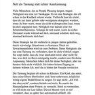 Überschrift: "Nett als Tarnung statt echter Anerkennung." Text erklärt das Konzept von Nettigkeit als Schutzmechanismus.