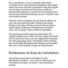 Der Text beschreibt humorvoll die Kunst des Aufschiebens, das Drama und Chaos dabei als Weg zur Kreativität.