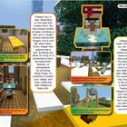 "Village Tour! Villages vary in size, depending on the seed. If you have a building, a bed, and a villager, you have a village!"