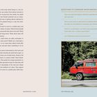 Fragen zum Umzug: Kosten, Zufriedenheit der Einheimischen, Zweitwohnsitz, Verdrängung. Bild: roter Van vor Bäumen.