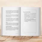 Text links behandelt Achtsamkeit im Alltag. Rechts in einem Kasten: Kerngedanken, z.B. "Der Autopilot ist bequem...".