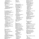 Index zu Themen wie Progesteron, Hypothalamus, IGF-1-Signalweg, Kalorienrestriktion, Magnesium und Metformin.