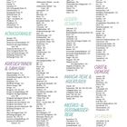 Das ist eine Seite aus einem Verzeichnis mit Kategorien wie "KÖNIGSFAMILIE", "LANDSÄUGE-TIERE", "LEIDENSCHAFTEN".