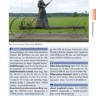 Tour 20: Schnackenburg–Mödlich. Der Sensenmann Charon in Mödlich. Informationen zu Stadtführungen, Fähren und Unterkünften.