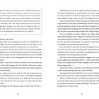 Der Text beginnt mit einem Zitat über eine Frisur und geht dann über in einen Dialog mit Mr. Kaye. Die Seiten sind nummeriert 42 und 43.
