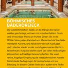 „Kloster Kladruby“; „Hauptanziehungspunkt in Kladruby (Kladrau) ist das Kloster mit der Stiftskirche St. Marien.“ Eine Abbildung zeigt das Kloster mit einer großen, detailreichen Architektur und grünen Flächen im Vordergrund.
