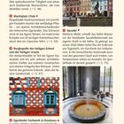 „Das Bäderdreieck“ unten. Karte mit Städten wie Cheb, Karlovy Vary, Plzeň und Straßenverläufen in Tschechien und Deutschland.