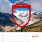 Kalender: 22. Woche, Mai/Juni 2027. "Grösser Aletschgletscher" und "Grand Tour of Switzerland".
