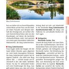 "Das Burgenland und die Weinregion Saale-Unstrut" steht groß in Rot. Unten eine Karte mit Orten und Flüssen.